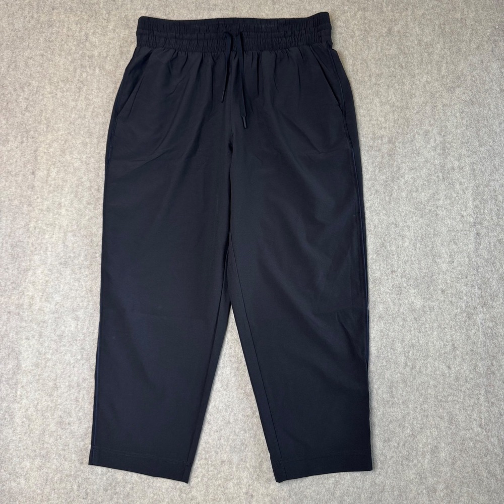 Spanx On The Move Slim Pant Womens XL Black Tapered Ankle NWT